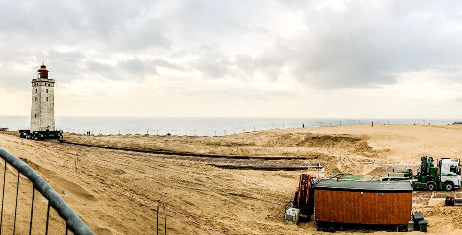 Rubjerg Knude Lighthouse, Lønstrup, North Jutland, Denmark